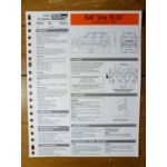 Uno 70SX dep 09/89 Fiche Technique Fiat