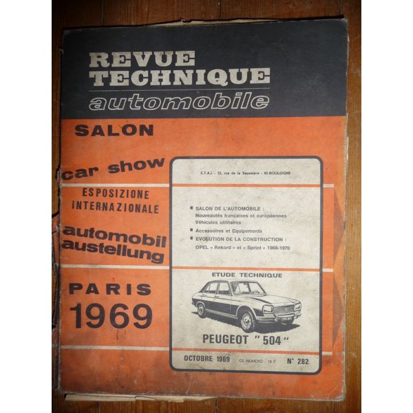 504 Revue Technique Peugeot