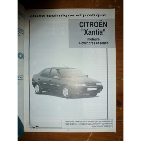 Xantia Ess -96 Revue Technique Citroen