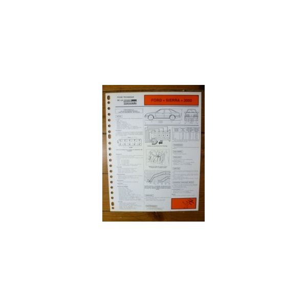 Sierra 2000 Fiche Technique Ford