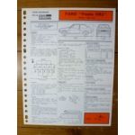 Fiesta XR2 Fiche Technique Ford