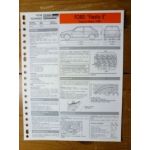 Fiesta S dep 03/89 Fiche Technique Ford