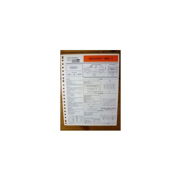 MINI 3 Fiche Technique Austin