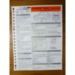 Pajero dep 03/89 Fiche Technique Mitsubishi