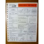 Delta 1600 Turbo HF Fiche Technique Lancia