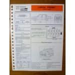 Prisma TD Fiche Technique Lancia