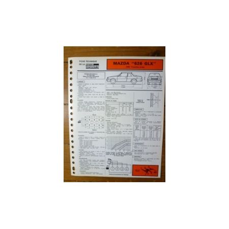 626 2000 GLX prop. Fiche Technique Mazda
