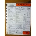 626 2000 GLX prop. Fiche Technique Mazda