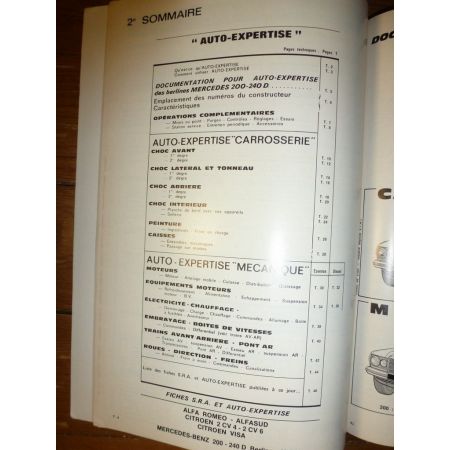 200E 240D Revue Auto Expertise Mercedes