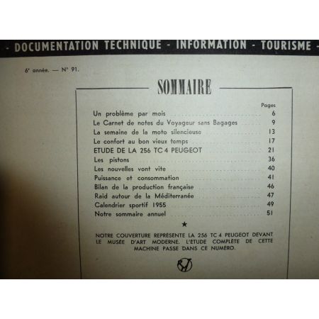 256 TC4 Revue Technique moto Peugeot