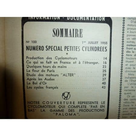 Moteurs Alter CM VL Revue Technique moto