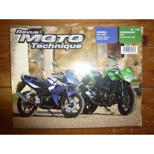 CBR125 Z750 Revue Technique moto Honda Kawasaki