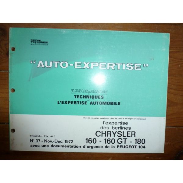 160 160GT 180 Revue Auto Expertise Chrysler