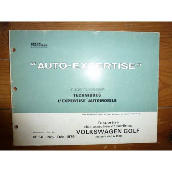 Golf 1100 1500 Revue Auto Expertise Volkswagen