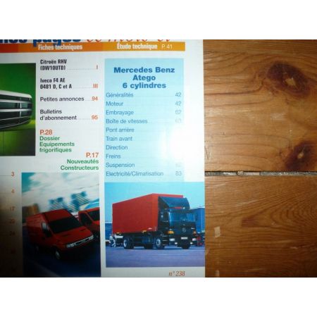 Atego 6 Cyl Revue Technique PL Mercedes