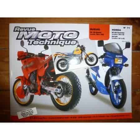 RG125 NX650 SLR650 Revue Technique moto Honda Suzuki