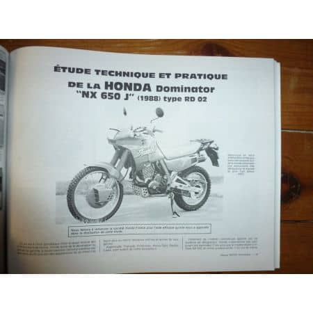 RG125 NX650 SLR650 Revue Technique moto Honda Suzuki