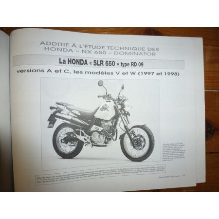 RG125 NX650 SLR650 Revue Technique moto Honda Suzuki