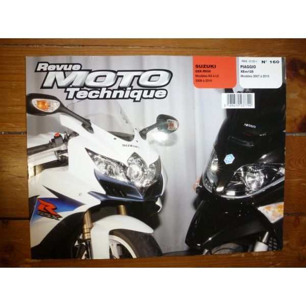 XEvo 125 GSXR600 Revue Technique moto Piaggio Suzuki