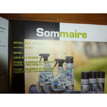 MP3 400ie XJ6 Diversion Revue Technique moto Piaggio Yamaha