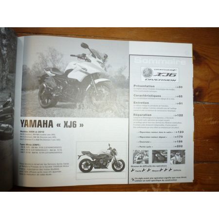 MP3 400ie XJ6 Diversion Revue Technique moto Piaggio Yamaha