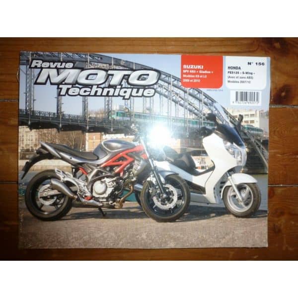 SFV650 FES125 Revue Technique moto Honda Suzuki