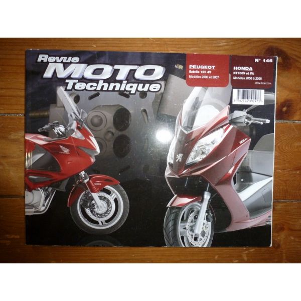 NT700V VA Satelis 125 4V Revue Technique moto Honda Peugeot