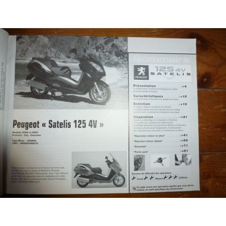 NT700V VA Satelis 125 4V Revue Technique moto Honda Peugeot