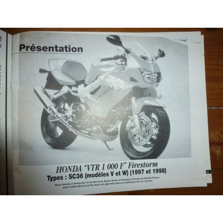 VTR1000 RS125 ETX Revue Technique moto Aprilia Honda