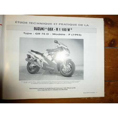 XRV750 GSXR1100 Revue Technique moto Honda Suzuki