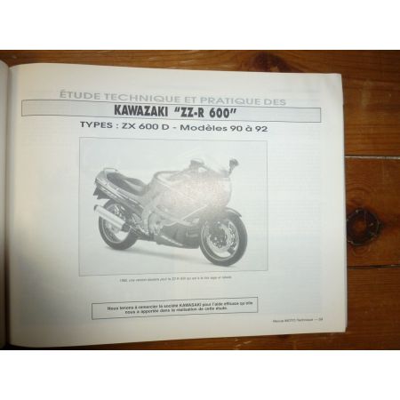 DR350 ZZR600 Revue Technique moto Kawasaki Suzuki