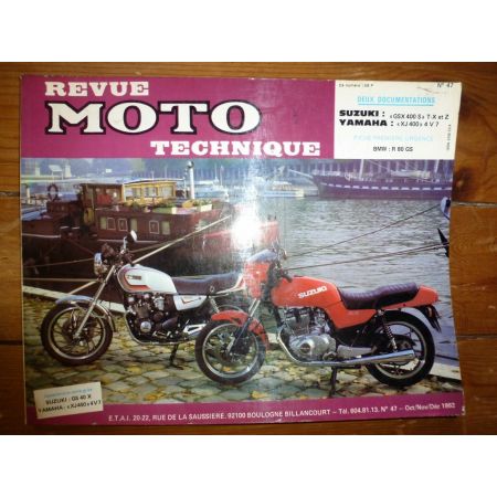 GSX400S XJ400 Revue Technique moto Suzuki Yamaha