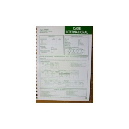 6T830 Fiche Technique Case IH
