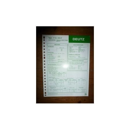 F6L912F Fiche Technique Deutz