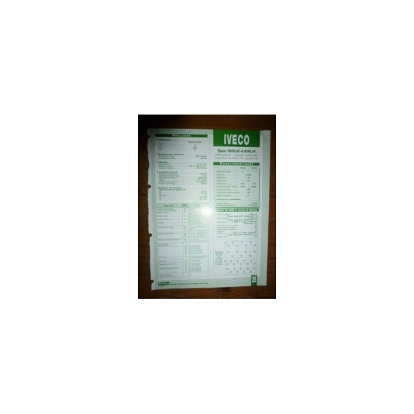 8035.05-8045.05 Fiche Technique Fiat Someca