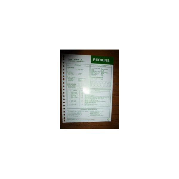 1006.6 LR Fiche Technique Massey ferguson