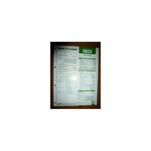 8045-06R Fiche Technique Iveco