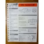 Ascona C 2.0i Fiche Technique Opel