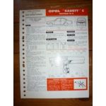 Kadett C Fiche Technique Opel