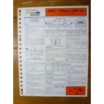 Rekord 2100D Fiche Technique Opel