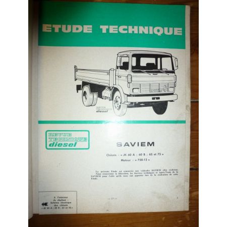 JK 60 65 75 Revue Technique PL Man Saviem Renault