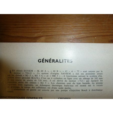 JK 60 65 75 Revue Technique PL Man Saviem Renault