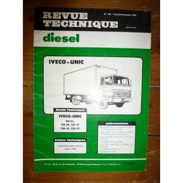 Séries 115 135 Revue Technique PL Iveco