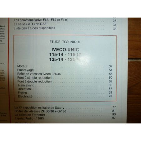 Séries 115 135 Revue Technique PL Iveco