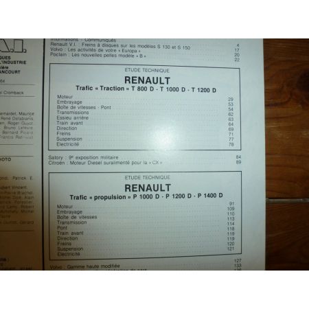 Trafic T P Revue Technique Renault