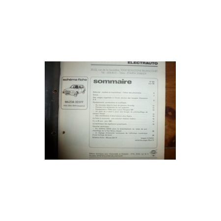 323 FF Revue Technique Electronic Auto Volt Mazda