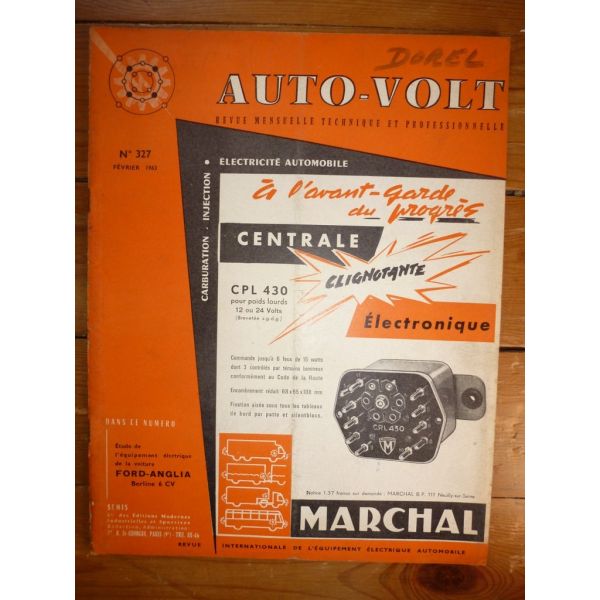 Anglia 6cv Revue Technique Electronic Auto Volt Ford