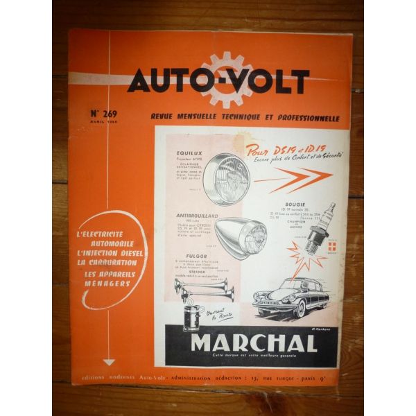 ID19 Revue Technique Electronic Auto Volt Citroen