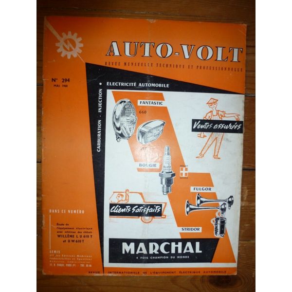 610T LU-UW Revue Technique Electronic Auto Volt Willeme