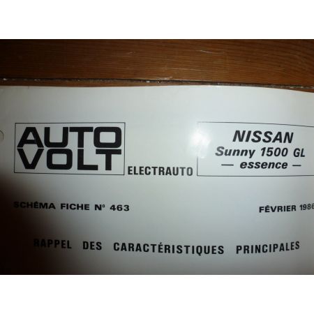 Sunny 1.5 Ess Revue Technique Electronic Auto Volt Nissan